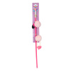 Cooper &amp; Pals Pink Bird Cat Toy Fishing Rod, 46 cm