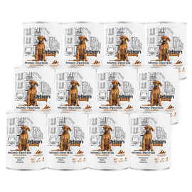 Over Zoo Urban Pets Mono Protein Wet Dog Food with Beef, 12-pack (400 g each)
