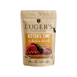 Luger’s Kitten’s Time Wet Cat Food for Kittens with Chicken Hearts, 85 g
