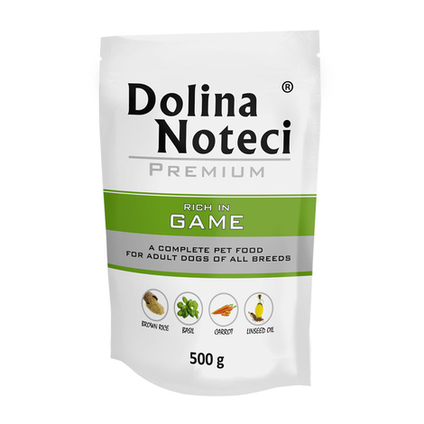Dolina Noteci Premium Wet Dog Food, Rich in Venison, 500 g pouch