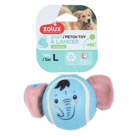 Zolux Dog Toy: Tennis Ball Elephant L