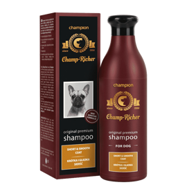 Champ-Richer Dog Shampoo for Short, Smooth Coats, 250 ml