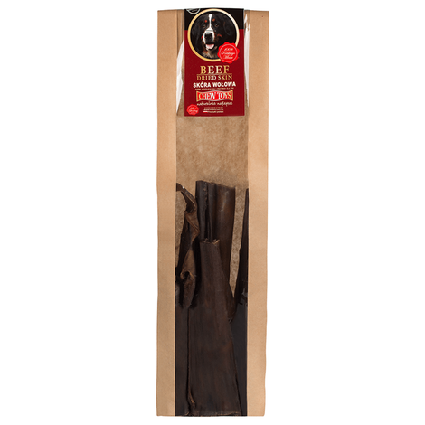 Milord Dog Chew: Dried Beef Skin, Long, 400 g