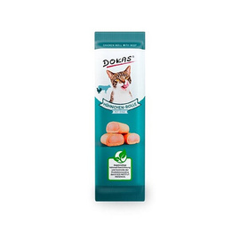 Dokas Cat Treats: Soft Chicken and Beef Patties, 10 g