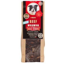 Milord Dog Treats – Beef Strips, 80 g