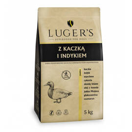 Luger’s Dry Dog Food with Duck and Turkey, 5 kg bag