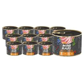 Mini Rafi Wet Dog Food with Duck, 12 x 185g Pack