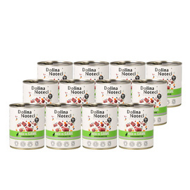 Dolina Noteci Premium Wet Dog Food, Rich in Venison, 12 x 800 g Set, LIMITED EDITION
