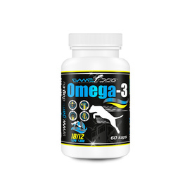 Game Dog Omega-3 EPA and DHA Fatty Acids Supplement for Dogs, 60 Capsules