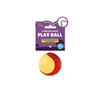 Cooper &amp; Pals Hard Squeaky Ball with Nubs Dog Toy, Yellow, 6.3 cm