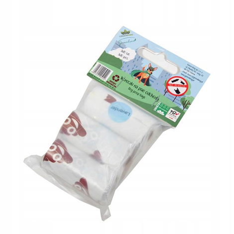GREENLINE Biodegradable Dog Waste Bags - Strawberry Scent, 23 x 33 cm (3 x 10 pcs).)