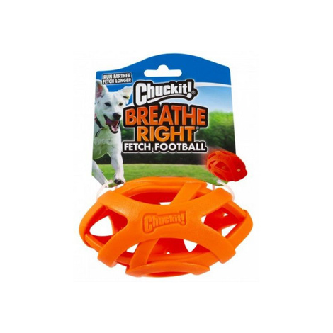 ChuckIt! Breathe Right Football Dog Toy Ball, 13.5 cm