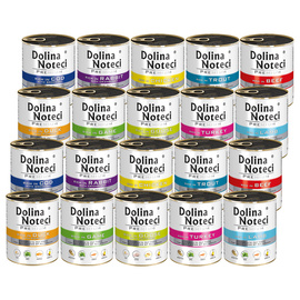Dolina Noteci Premium Wet Dog Food, Assorted Flavors, 20 x 800 g