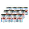 Super Rafi Wet Dog Food with Lamb and Turkey Hearts, 12 x 400 g Set