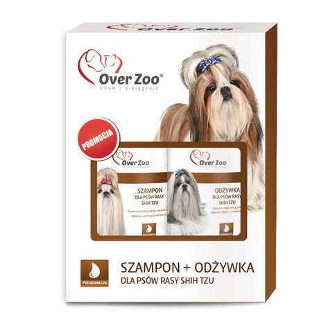 Over Zoo Shih Tzu Dog Care Set: Shampoo 250 ml + Conditioner 240 ml