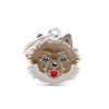 Engraved Name Tag for a Pomeranian Dog