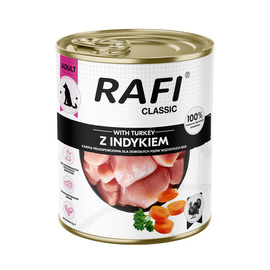 Rafi Classic Wet Dog Food with Turkey, 800 g