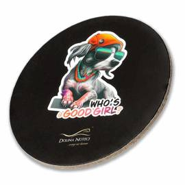Dolina Noteci 's "Who's a Good Girl 2" Cork Coaster