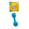 Cooper &amp; Pals Dog Toy: Blue Treat Dumbbell, 12.5 cm