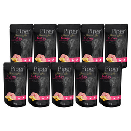 Piper Platinum Pure Wet Dog Food with Turkey and Potatoes, 10 x 150 g Pack