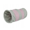 Trixie Cat Tunnel Toy, Gray and Pink, 25 x 50 cm