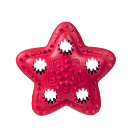 Barry King Dog Treat Toy, Red Star, 12.5 cm