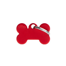 Engraved ID Tag for Dogs and Cats—Small Red Bone