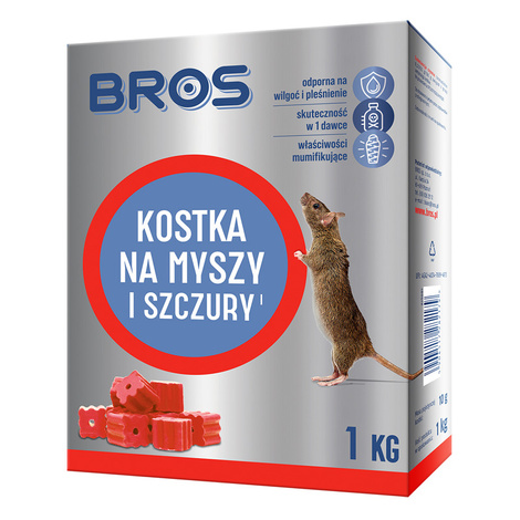Bros Mouse and Rat Bait, 1 kg