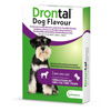 Vetoquinol Drontal Deworming Tablets for Dogs, 2 tablets