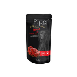 Piper Platinum Pure Wet Dog Food: Beef with Brown Rice, 150 g