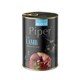 Piper Animals Wet Cat Food with Lamb, 400 g