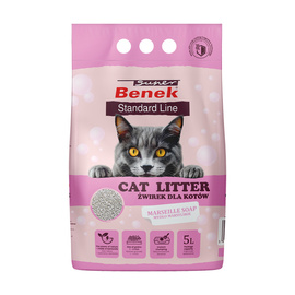 Żwirek dla kota Certech Super Benek Active Uniwersalny Naturalny 5 L