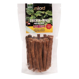 Milord Dog Treats: Chicken with Mint, Strips, 70 g