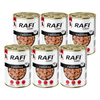Rafi Classic Wet Dog Food with Beef, 6-Pack (1240 g each)