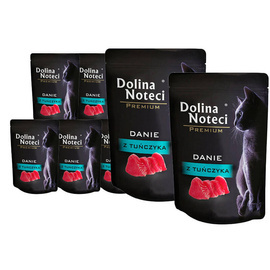 Dolina Noteci Premium Wet Cat Food: Tuna Meal 10 x 85 g + a free 85 g tuna meal