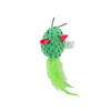 BUBA Cat Toy: Green Feather Mouse