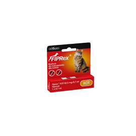 Fiprex Spot-On Solution for Cats Against Ticks and Fleas 1 x 0.7 ml