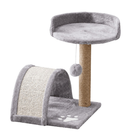 Gaczoo Cat Scratcher, Light Gray, 50 x 50 x 96 cm
