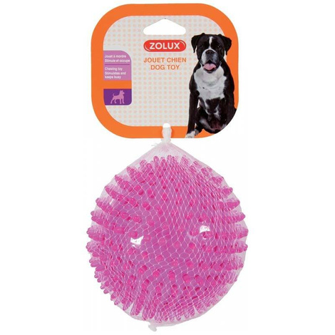 Zolux TPR POP Spiked Ball Toy, 8 cm, Pink
