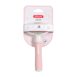 Zolux Anah Soft Brush with Retractable Bristles for Cats, Small