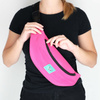 Spółka Zoo Design Spacious fabric fanny pack. Color: Pink