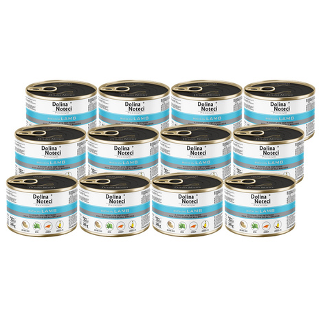 Dolina Noteci Premium Wet Dog Food, Rich in Lamb, 400 g Can