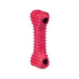 Barry King Red Dog Treat Bone Chew Toy, 15 cm