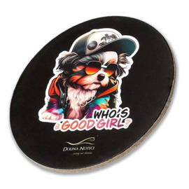 Dolina Noteci 's "Who's a Good Girl" Cork Coaster