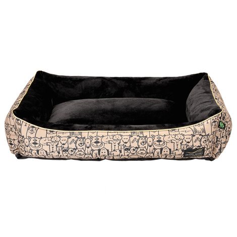 Dolina Noteci -Design Dog Bed, Size L, Brown
