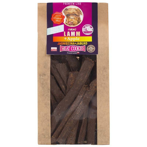 Milord Dog Treats with Lamb and Apple, 80 g