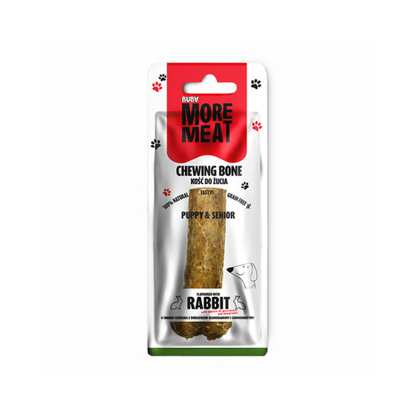 BUBAlicious Dog Chew Toy – Puppy Rabbit Bone with Joints, 12 cm