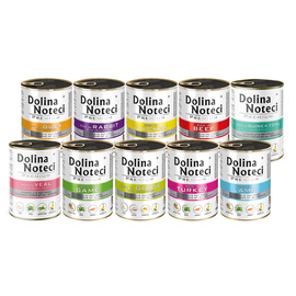 Dolina Noteci Premium Mix Wet Dog Food (Fish-Free Flavors) 10 x 400 g