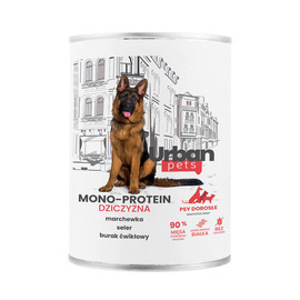Over Zoo Urban Pets Mono Protein Wet Dog Food with Venison 400 g