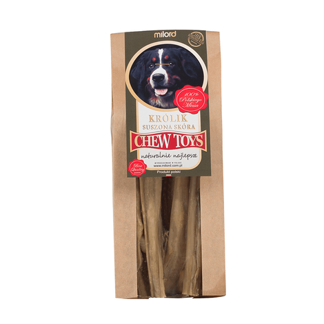 Milord Dog Chew Toy, Rabbit Skin, 150 g